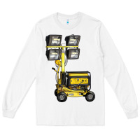 White Towable Light Towers Long Sleeve Tee - LillyAllenDesigns