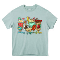 Arona 100 days of coffee and chaos coffee cups Heavy Core Tee - Zillion Design Studio