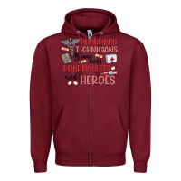 Burgundy pharmacy technicians Zipper Hoodie - MaliasSmallBusiness