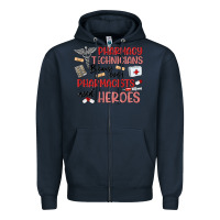 Navy pharmacy technicians Zipper Hoodie - MaliasSmallBusiness