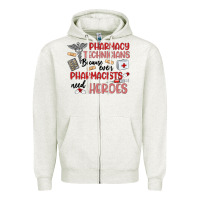 Oatmeal Heather pharmacy technicians Zipper Hoodie - MaliasSmallBusiness