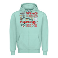 Seafoam pharmacy technicians Zipper Hoodie - MaliasSmallBusiness