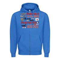 True Royal pharmacy technicians Zipper Hoodie - MaliasSmallBusiness