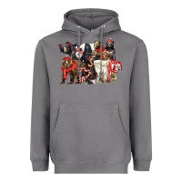 Storm Christmas Bear Family Heavyweight Hoodie - LillyAllenDesigns