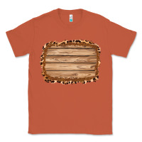 Copper wood leopard and shimmer background 3200x2400 Classic Tee - AdoDesignShop