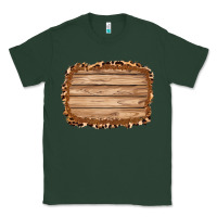 Sports Green wood leopard and shimmer background 3200x2400 Classic Tee - AdoDesignShop