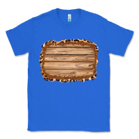 True Royal wood leopard and shimmer background 3200x2400 Classic Tee - AdoDesignShop