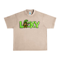 French Oak St Patricks Day Lucky Gnome Urban Heavy Tee - Jasminsmagicworld