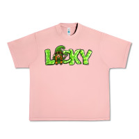 Salmon St Patricks Day Lucky Gnome Urban Heavy Tee - Jasminsmagicworld