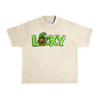 Sandshell St Patricks Day Lucky Gnome Urban Heavy Tee - Jasminsmagicworld