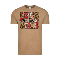 Vintage Coffee let's do this girls baseball Vintage Tee - Jasminsmagicworld