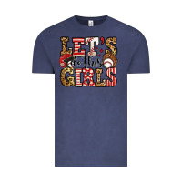 Vintage Denim let's do this girls baseball Vintage Tee - Jasminsmagicworld