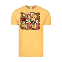 Vintage Mustard let's do this girls baseball Vintage Tee - Jasminsmagicworld