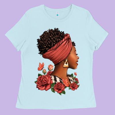 Ladies Tee She who kneels before god can stand before anyone