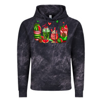 Cloud Black watermelon coffee cups Vintage Hoodie - AdoDesignShop