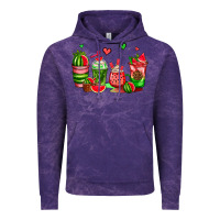 Cloud Purple watermelon coffee cups Vintage Hoodie - AdoDesignShop