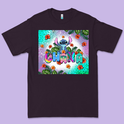 Ohana Stitch Premium Tee Designed By Adodesignshop