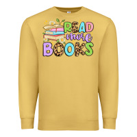 Antique Gold read more books Premium Sweatshirt - Artiststas