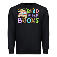 Black read more books Premium Sweatshirt - Artiststas