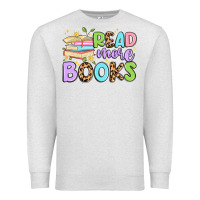 Oatmeal Heather read more books Premium Sweatshirt - Artiststas