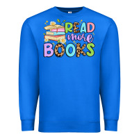 True Royal read more books Premium Sweatshirt - Artiststas