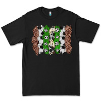 Black soccer brushstroke Premium Tee - Zillion Design Studio