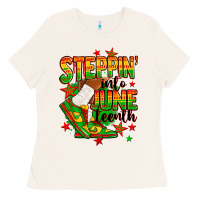 Bone Steppin' into Juneteenth Ladies Tee - RanaPortraitStore
