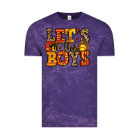 Cloud Purple let's do this boys softball Vintage Tee - Jasminsmagicworld