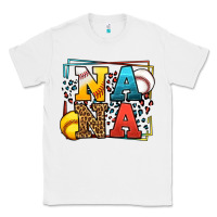 White Baseball and Softball nana Classic Tee - LillyAllenDesigns