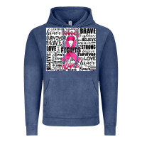 Vintage Denim breast cancer nobody fights alone Vintage Hoodie - JahusDesignShop