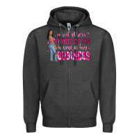 Charcoal Heather what other think of me is none of my business Zipper Hoodie - NancyCooperArtShop