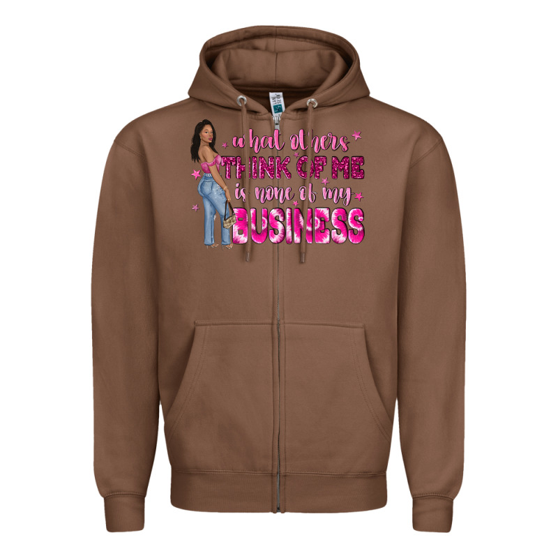 What Other Think Of Me Is None Of My Business Zipper Hoodie by NancyCooperArtShop | Teevron