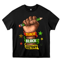 Black teach black history Heavy Core Tee - texasbilliewilder