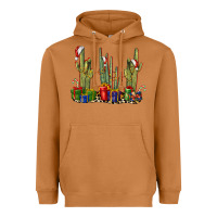 Meerkat Christmas Cactus Heavyweight Hoodie - LillyAllenDesigns