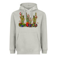 Moon Dust Christmas Cactus Heavyweight Hoodie - LillyAllenDesigns