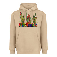 Mushroom Christmas Cactus Heavyweight Hoodie - LillyAllenDesigns