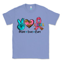 Colony Blue peace love  cure Classic Tee - AdoDesignShop