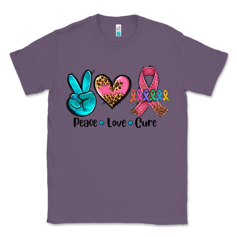 Peace Love  Cure Classic Tee by AdoDesignShop | Teevron