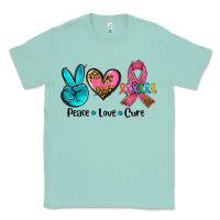 Seafoam peace love  cure Classic Tee - AdoDesignShop