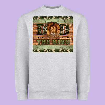 Dad The King Heavyweight Sweatshirt Designed By Artiststas