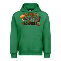 Emerald flannels boots and bonfires Urban Hoodie - CowGirlArtShop