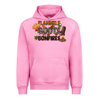 Fuchsia Pink flannels boots and bonfires Urban Hoodie - CowGirlArtShop