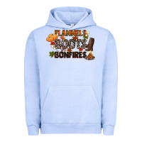 Pigment Grape Ice flannels boots and bonfires Urban Hoodie - CowGirlArtShop