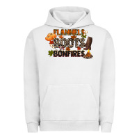 Pigment Lunar Rock flannels boots and bonfires Urban Hoodie - CowGirlArtShop