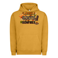 Pigment Peanut Butter flannels boots and bonfires Urban Hoodie - CowGirlArtShop