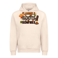 Sandshell flannels boots and bonfires Urban Hoodie - CowGirlArtShop