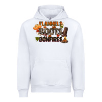 White flannels boots and bonfires Urban Hoodie - CowGirlArtShop