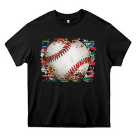 Black sports baseball background Heavy Core Tee - Artiststas