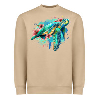 Mushroom floral turtle Heavyweight Sweatshirt - Jasminsmagicworld