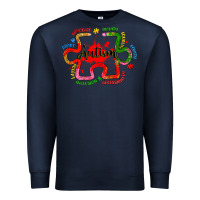 Navy autism teacher pencil Premium Sweatshirt - Artiststas